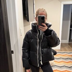 NWT Gorg BANANA REPUBLIC Black Puffer XS